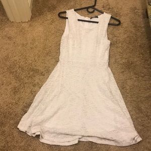 White floral dress